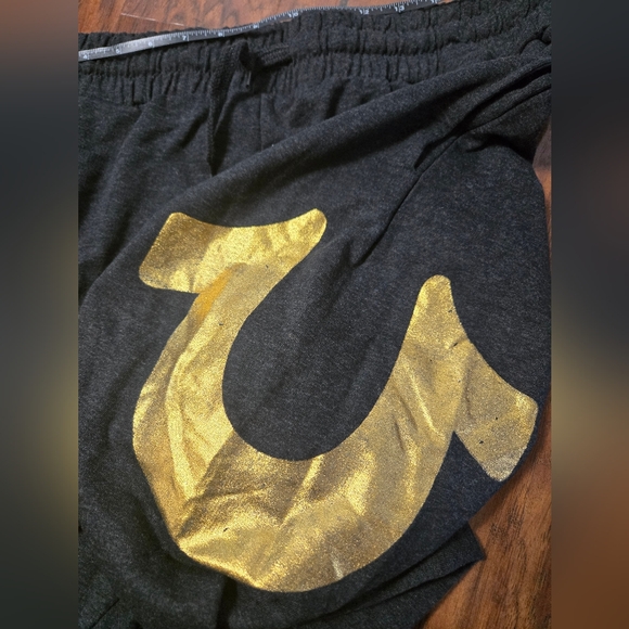 True Religion Large Charcoal Sweatpant Jogger Loungewear - Picture 9 of 11